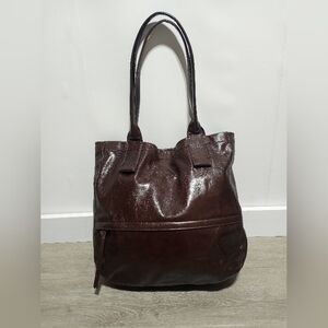 HOBO International Brown Leather Shoulder Bag